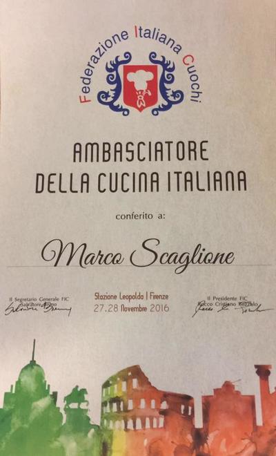 Ambasciatore della Cucina Italiana