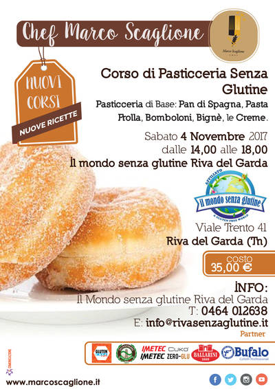 Corso di Pasticceria Senza Glutine