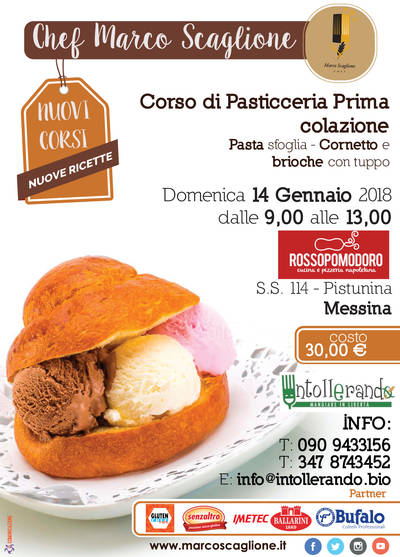 Corso di Pasticceria Senza Glutine Prima Colazione