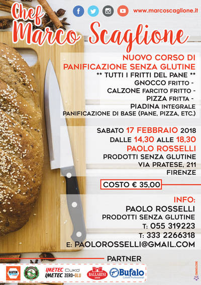 Nuovo Corso di Panificazione Senza Glutine ** Tutti i Fritti del Pane**