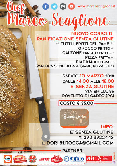 Nuovo Corso di Panificazione Senza Glutine ** Tutti i Fritti del Pane**