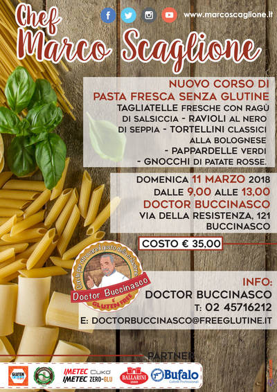 Nuovo Corso di Pasta Fresca Senza Glutine