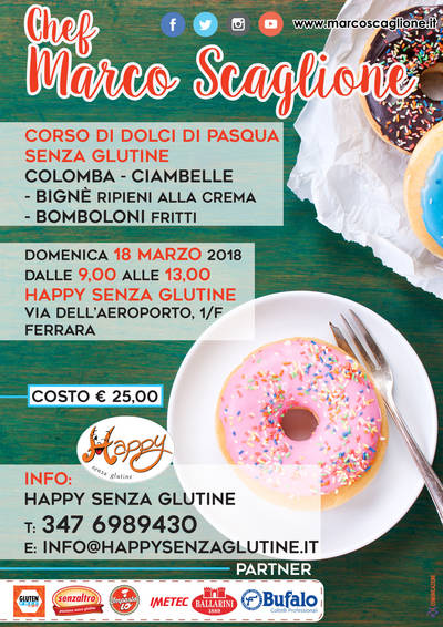 Corso Dolci di Pasqua Senza Glutine 