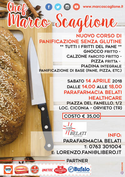 Nuovo Corso di Panificazione Senza Glutine ** Tutti i Fritti del Pane**