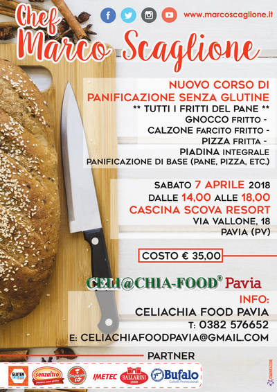 Nuovo corso di Panificazione Senza Glutine ** Tutti i Fritti del Pane**