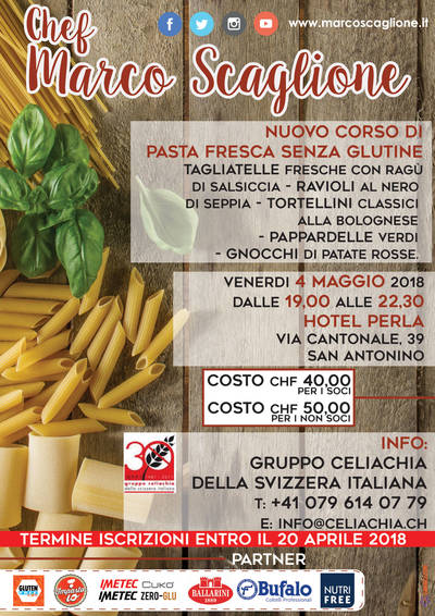 Nuovo Corso di Pasta Fresca Senza Glutine