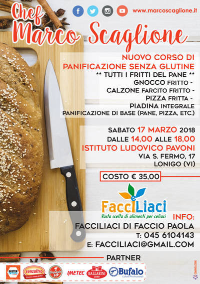 Nuovo Corso di Panificazione Senza Glutine ** Tutti i Fritti del Pane**