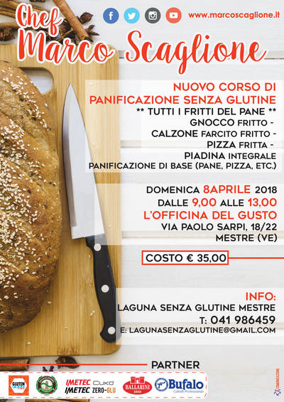 Nuovo Corso di Panificazione Senza Glutine ** Tutti i Fritti del Pane**