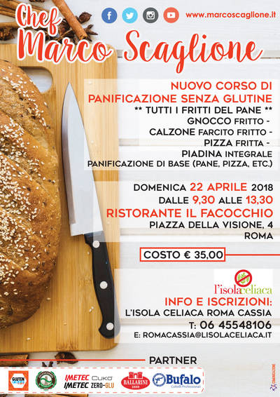 Nuovo Corso di Panificazione Senza Glutine * Tutti i Fritti del Pane*