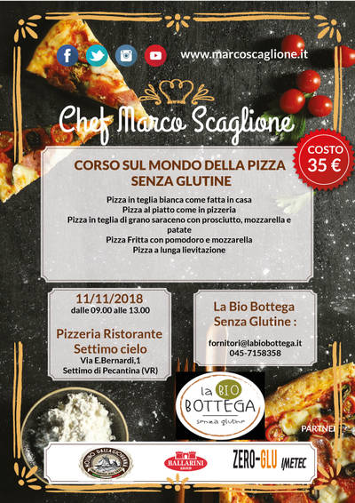 Corso sul Mondo della Pizza  Senza Glutine