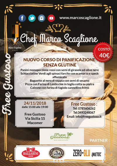 Corso Pasticceria di Base Senza Glutine 