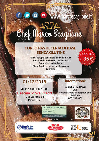 Corso Pasticceria di Base Senza Glutine 