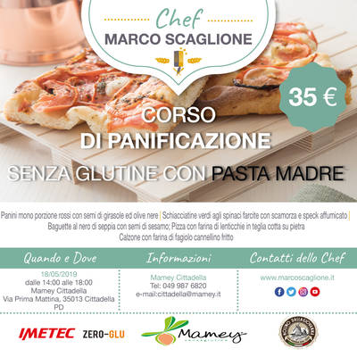 Corso di panificazione senza glutine con pasta madre