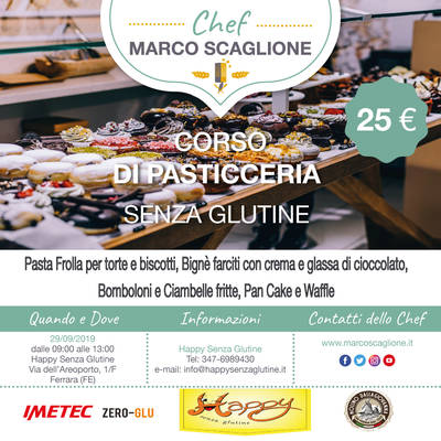 Corso di Pasticceria senza Glutine 