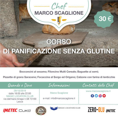 Nuovo Corso di Panificazione Senza Glutine 