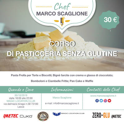 Corso di Pasticceria senza Glutine 