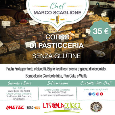 Corso di Pasticceria senza Glutine 