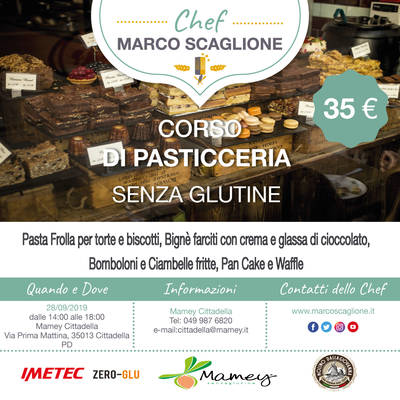 Corso di Pasticceria senza Glutine 