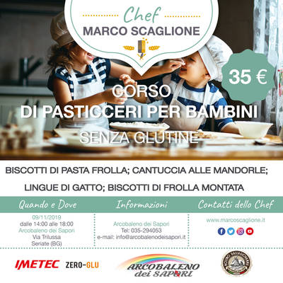 Corso di Pasticceria senza Glutine per Bambini