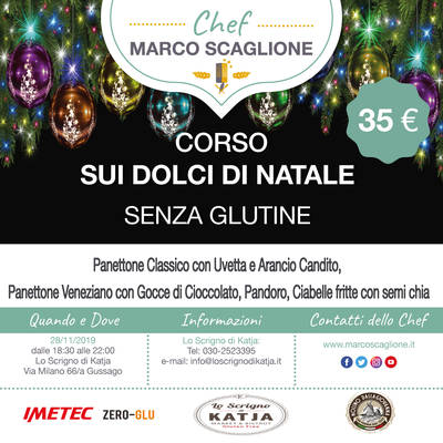 Corso di Pasticceria senza Glutine Natalizia