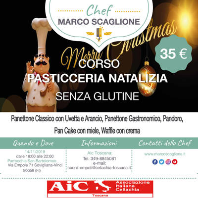 Corso di Pasticceria senza Glutine Natalizia