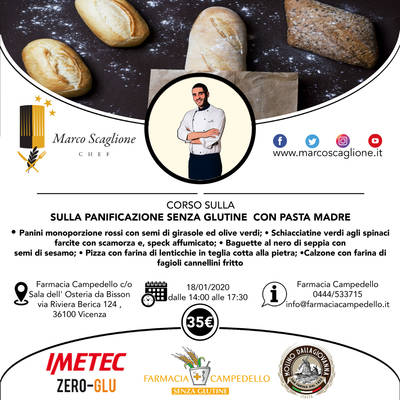 Curso de panadería con masa madre