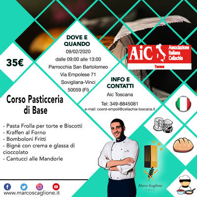 Corso di Pasticceria senza Glutine 