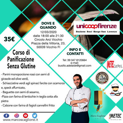 Corso di Panificazione Senza Glutine 