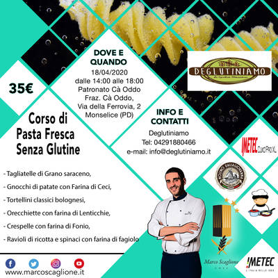 Corso sulla Pasta Fresca senza glutine