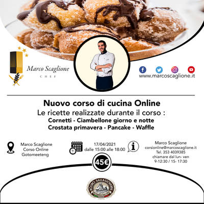 Nuovo corso dolci per la colazione online