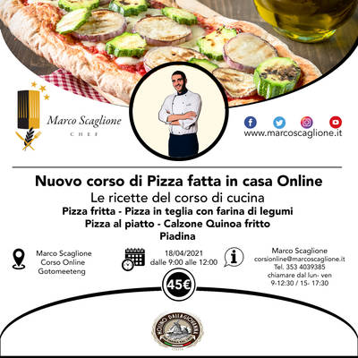 Nuovo corso dedicato alla pizza senza glutine