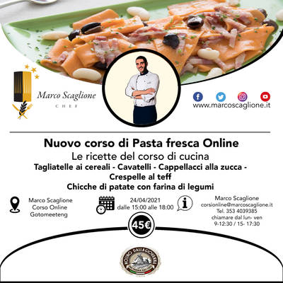 Nuovo Corso sulla Pasta Fresca senza glutine