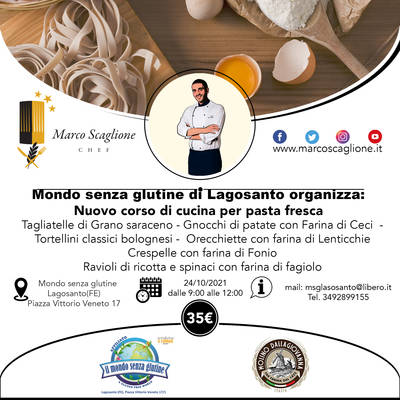 Corso di pasta fresca senza glutine