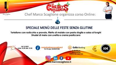    Speciale Menù delle feste senza glutine