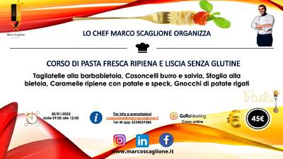 Course of fresh pasta without  Gluten