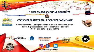 Corso di Pasticceria Dolci di Carnevale