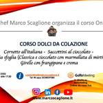 Corso dolci per la colazione online