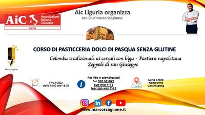 Corso di pasticceria di Pasqua Senza Glutine