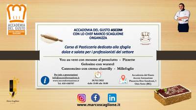 Speciale Pasticceria dolce e salata Pasta Sfoglia per professionisti