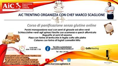 Speciale corso di panificazione online Aic Trentino