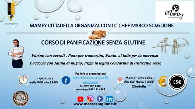 Corso speciale di panificazione senza glutine 