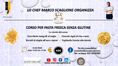 Nuova aula di formazione sulla Pasta Fresca senza glutine