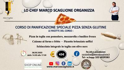 Corso di Panificazione speciale pizza senza glutine