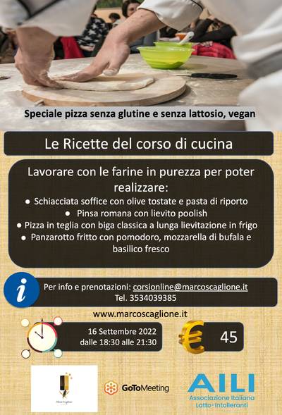 Corso di formazione speciale impasti pizza