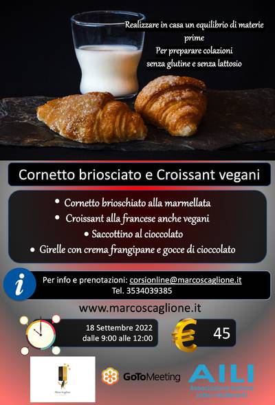 Corso di formazione per cornetti e croissant 