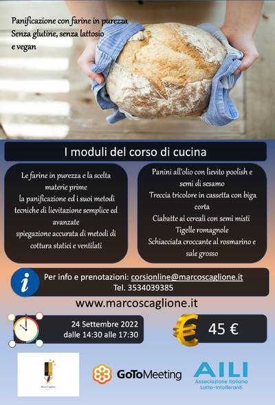 Nuovo Corso di Panificazione Senza Glutine 