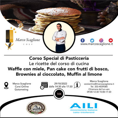 Corso Special di cucina per pasticceria americana