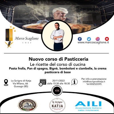 Corso di Pasticceria in presenza