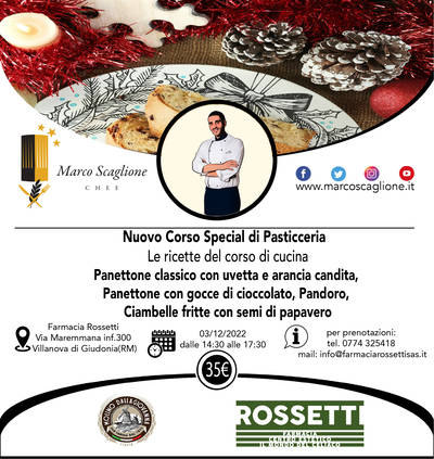 Corso di Pasticceria senza Glutine Natalizia