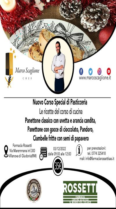 Corso di Pasticceria senza Glutine Natalizia